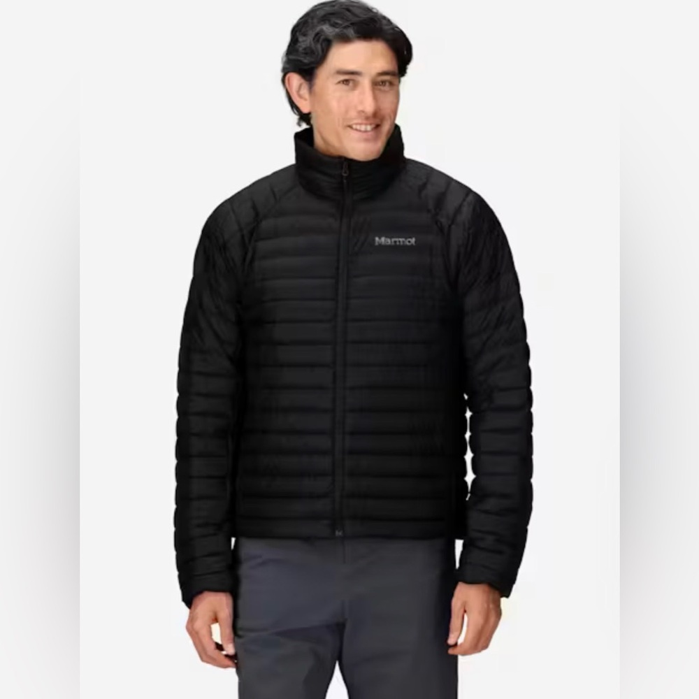 NWT Marmot Men’s Hype Down Black Lightweight Puffer Jacket